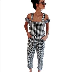 Gingham Basic Overall SSO by Danielle @weworewhat